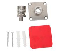 DOITOOL Support Mural INOX pour Lance à Mousse 1/4 avec Fixation Rapide Étagère Métallique Robuste Lot de 2 Supports pour Pistolet de Lavage Auto Organisateur pour Rangement Garage et