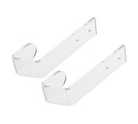 DOITOOL Support Mural pour Clavier Mécanique Gamer et Gaming, Lot de 2, Métal Transparent, Compatible avec Plusieurs Claviers, Rangement Bureau Organisé, Installation Facile, Espace