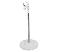 DOITOOL Support pour Sèche-cheveux pour Animaux Autoportant 110 Cm Blanc, Pied Stable en Métal, Outil de Toilettage sans Utilisation des Mains pour Chiens et Chats, Usage Professionnel