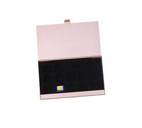 DOITOOL Support Sim en Aluminium pour Téléphone, Organisateur De Puces avec Aiguille, Rangement Compact pour Cartes De Numéro, Usage Domicile Et Magasin, Couleur Dorée, Taille Compacte