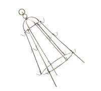 DOITOOL Support Suspendu pour Barbecue en Acier Inoxydable Grille de Cuisson Compacte Petite Taille avec Crochet Accessoire Pratique pour Barbecue en Extérieur Camping et Repas en