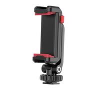 DOITOOL Support Téléphone Portable avec Rotation et Fixation Sabot Froid Adaptateur Trépied pour Smartphone Pince Anti-Vibration pour Photo et Vidéo