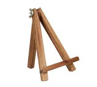 DOITOOL Support Trépied Bois pour Téléphone et Tablette Porte-Tableau Acacia Support de Présentation pour Peinture et Bureau