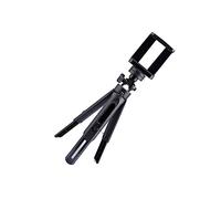 DOITOOL Support Triangulaire pour Téléphone Portable 3 Pcs en Abs Noir, Trépied Portable Pliable et Ajustable, Photographie en Extérieur