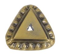 DOITOOL Support Vajra Tibétain Plaqué Cuivre Base Phurba Petite Taille Sculpture Décorative Religieuse pour Bureau et Maison Ornement Temple et Décoration D’Étagère Objet Rituel