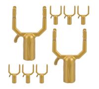 DOITOOL Supports Métalliques pour Branches D'arbres Fruitiers, Lot de 8 Pièces en Alliage D'aluminium Doré, Béquilles de Fixation Robustes, Étai de Soutien pour Jardin et Entretien