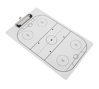 DOITOOL Tableau Blanc Effaçable à Sec pour Entraîneur de Hockey sur Glace, Planche Portable, Accessoire D'entraînement Multifonction pour Sports D'équipe, Surface Réinscriptible,