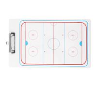 DOITOOL Tableau de Hockey sur Glace Planche D'entraîneur Réutilisable Effaçable en PVC Blanc pour Match Créatif Terrain