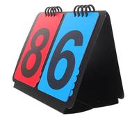 DOITOOL Tableau de Score Manuel à Double Face en PVC Compatible pour Basketball et Football, Affichage Clair des Scores pour Événements Sportifs et Terrains