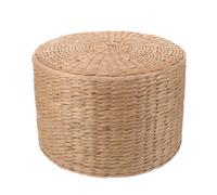 DOITOOL Tabouret pour Garçon et Filles en Herbe Tressée Naturelle Petit Siège d'Entrée Léger et Polyvalent pour Changer Chaussures Tabouret de Jardin Décoratif Marchepied Pratique pour