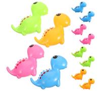 DOITOOL Taille-Crayons Manuel de Dinosaure Cartoon Petit Format Portable Lot de 12 Pièces Couleurs Assorties Aiguiseur pour Crayons pour Étudiants et Garçon et Filles Scolaires