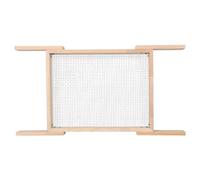 DOITOOL Tamis à Terre Grand Format : Tamis de Jardin de 43 cm (17 po) avec poignées pour tamiser Les vers, Les Feuilles, la Terre franche, Le Sable et Le Gravier. Convient pour Une brouette.