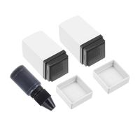 DOITOOL Tampons D'accords de Guitare Aide à Maîtriser les Accords Blanc 2pcs en Plastique et Encre, Outil Portable pour Débutants pour Entraînement Musical