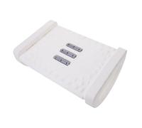 DOITOOL Tapis De Pied Repose Pieds Repose-pied Du Bureau Seniors Petit Repose-pieds Ergonomique Coccyx Relief Tampon Bureau Repose-pieds Mousse Repose-pieds Petit Siège Blanche Plastique