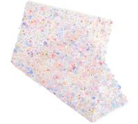 DOITOOL Tapis de Table Manucure Paillettes en Résine et Colle, Coussin Pliable pour Protéger le Plan de Travail, pour Nail Art à Domicile Salon