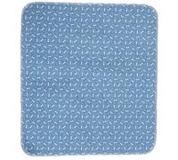 DOITOOL Tapis D'urine pour Animaux Alèses pour Chiens Bleu Lavable Antidérapant Très Absorbant en Tissu pour Chien Tapis D'entraînement
