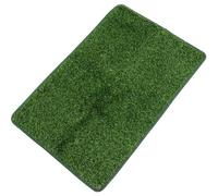 DOITOOL Tapis pour Chien en Gazon Artificiel Vert Design Scientifique, Matériau PE et TPR, pour Cage ou Pièce, Aide à L'apprentissage Propreté des Chiots