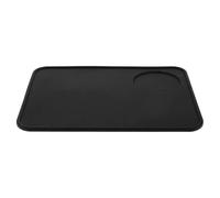 DOITOOL Tapis Silicone Noir Antidérapant pour Tassage Café Coussin Stable Compatible Machines Espresso Accessoire Bar Cuisine Robuste