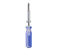 DOITOOL Terminateur Facile à Utiliser pour Sécuriser de Verrouillage 7 Pouces en Métal et Plastique Bleu de Câble Catv les Installations Tv Câble
