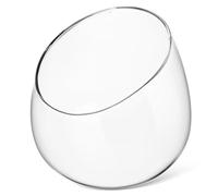 DOITOOL Terrarium en Verre Transparent à Ouverture Inclinée, Vase Décoratif Compact Ø12 Cm pour Plantes Succulentes D’intérieur, Pot Multifonction pour Mousse et Mini Jardin, Récipient