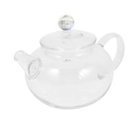 DOITOOL Théière Verre Borosilicate avec Infuseur Petite Tisanière Transparente Résistante Chaleur pour Thé Vrac Maison et Bureau