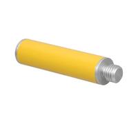 DOITOOL Tige D'extension Filetée en Alliage D'aluminium Jaune Fiable Interface 5/8 pour Équipement de Topographie et Antenne, Installation Facile pour Ingénieurs Professionnels