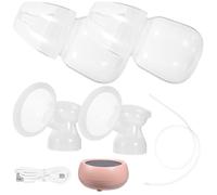DOITOOL Tire-lait Électrique pour Jeunes Mamans, 1200 Mah, Silicone PP | Conception Détachable Graduation, Col en Cloche, Système de Collecte du Lait, Usage Portable