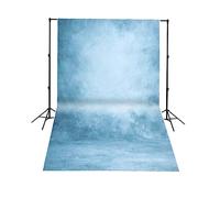 DOITOOL Toile De Fond pour Photographie Portrait en Vinyle 150x210 Cm, Tissu Abstrait Bleu, Accessoire Photo Intérieur Et Extérieur, pour Amateurs Et Professionnels
