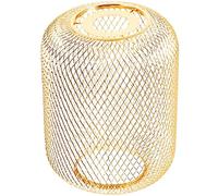 DOITOOL Treillis Métallique Abat-Jour Industriel Suspension Plafonnier Vintage Cage Pour Lampe De Table Lustre Applique Murale Lampadaire Doré