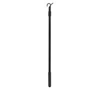 DOITOOL Tringle à Rideaux Noire en Alliage D'aluminium 60 Cm, Tige Télescopique Réglable Pratique pour Ouverture et Fermeture de Rideaux