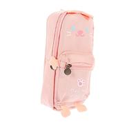 DOITOOL Trousse à Crayons Toile à Stylo Multi Fonctions Capacité et Design Accessoire Pratique pour Filles