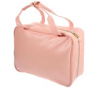 DOITOOL Trousse de Voyage Femme Étanche en Cuir PU Grosse Capacité, Design Multifonction Suspendu, pour Rangement Maquillage et Toilette en Voyage