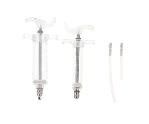 DOITOOL Tube d'alimentation Manuelle pour Oiseaux 30ml en Acier Inoxydable avec cuillère Plastique 1 Set pour Nourrir Les perroquets élevés à et Oiseaux Malades