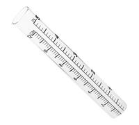 DOITOOL Tube de Pluviomètre de Remplacement pour Mesure Précise des Précipitations en Verre avec Fond Plat et Double Échelle, Tube à Essai Gradué de 12 Cm en Extérieur et Jardin