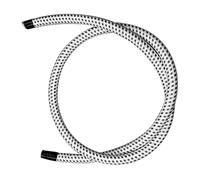 DOITOOL Tube de Remplacement pour Défroisseur à Vapeur 1 Mètre en PVC Renforcé Haute Température Noir et Blanc Guide Flexible pour Fer à Repasser Accessoire Solide Anti-Fuite pour