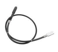 DOITOOL Tube D'extension Flexible en Caoutchouc pour Perceuse, Rallonge Noire pour Gravure Précise, Connecteur Facile pour Outils Rotatifs, pour Travaux de Dessin Détaillé