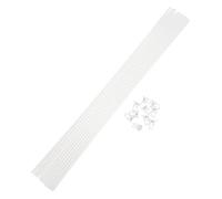 DOITOOL Tuteurs pour Plantes en Acrylique Clips pour Orchidées et Vignes, Support Stable et Flexible, Installation Facile pour Jardin Extérieur