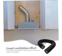 DOITOOL Tuyau Évacuation Pour Sèche-linge Kit De Conduit Flexible Gaine Aération De Compatible Avec Extracteur Air