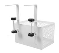 DOITOOL Under Desk Storage Shelf Clamp on Basket Cable Organizer Basket Under Shelf for Phones and Cables Versatile Storage for Classroom and Home