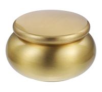 DOITOOL Urne Funéraire Design Simple et Élégant et en Cuivre Étanchéité Matériau Robuste, Contenant ou pour Poudre de Parfum Adapté aux Foyers ou Cimetières