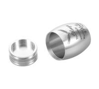 DOITOOL Urne pour Animaux Acier Inoxydable avec Aile Gardienne Petite Urne Funéraire Portable pour Cendres de Chien et Chat Boîte Souvenir Compacte et Légère