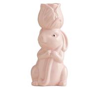 DOITOOL Vase à Fleurs Lapin : Mini Vase en Forme d'animal pour la décoration intérieure - Cadeau créatif en céramique pour la fête des mères - Sculpture décorative de Lapin - Ornement