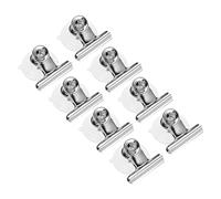 DOITOOL Ventouse Clip en Acier Inoxydable, Lot de 8, pour Panneaux | Pince à Crochet Métallique, Affiche Vitre, Suction Cup Hooks, Maintien sans Colle, Retrait Facile Style Aléatoire