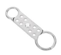 DOITOOL Verrouillage Aluminium à Dispositif de Consignation Sécurisé avec Moraillon Double Extrémité de Sécurité et Portable pour Usage Industriel et Collectif