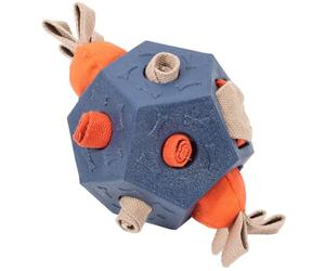 Doits interactifs pour chiens interactifs de poulet avec friandises, boule de financement avec grincement pour petit chien | Bases pour chiens moyens et grands pour le soin, le travail du nez