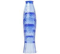 DOIY - Ensemble de verres en cristal - Design en forme de poisson - Fabriqués en cristal - Verres empilables pour la décoration - Compatible avec le lave-vaisselle - Bleue - 8,3x8,3x32,5 cm - Lot de 4