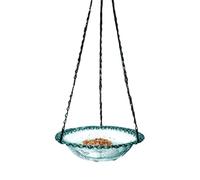 Doiyislem Bol De Bain pour Oiseaux,Mangeoire à Oiseaux avec Point d'eau | Maison Décorative Suspendue Résistante pour Observation d'oiseaux, Jardin, Balcon, Garde-Corps, Clôture, Arrière-Cour,