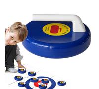 Doiyislem Curling de Table Familial, Jeu De Curling sur Table, Jouets pour Bureau Fêtes Jardin Détente Dortoir Bar Réunions Adulte Famille Enseignement Classe