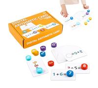 Doiyislem Jouets Mathématiques,Jeux Interactifs pour L Éducation Cognitive | Cartes de Nombres et Manipulatifs Mathématiques pour Tout-Petits | pour Maternelle École à la Maison Salle de Classe
