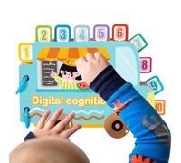 Doiyislem Livres d'Autocollants pour Tout-Petits - Activités Éducatives Et D'Apprentissage Pour La Maternelle | Jouets De Voyage En Avion Pour Tout-Petits Et,Pour Nouvel An, Anniversaire, Fêtes,